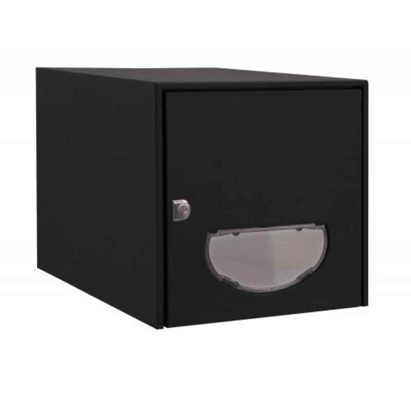Boîte aux lettres steel box - double face - gris ral 7016 - l 300 x h 290 x p 410 mm_0