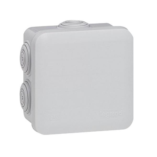 Boîte de dérivation IP55 - 80x80x45 mm - Gris_0