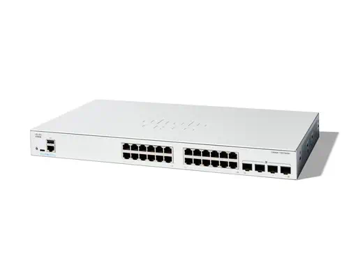 Cisco C1300-24T-4G commutateur réseau Géré L2/L3 Gigabit Ethernet (10/100/1000) Blanc_0
