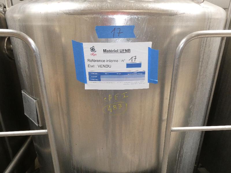 Cuve Goavec 2000 L - CUV437 avec Agitation Tri-pâle et Isolation Inox 304 L_0
