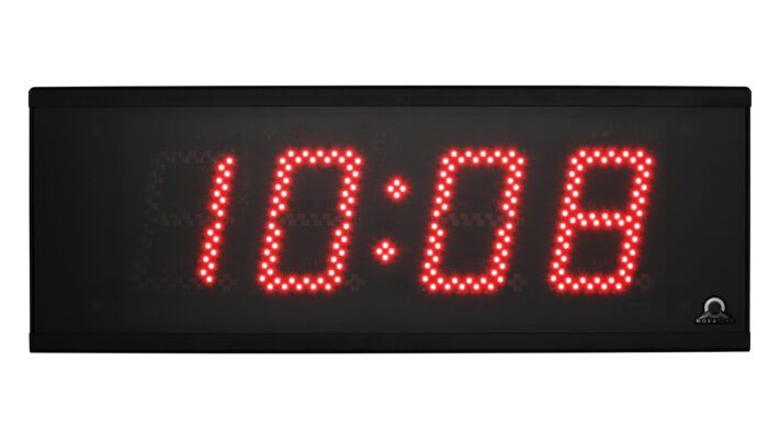 Eco-M-DSC - Horloges numériques Mobatime - 100 mm pour 40 à 60 m - Design contemporain et usage extérieur_0
