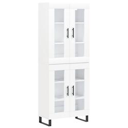 Helloshop26 - Buffet bahut commode armoire meuble de rangement organisateur cuisine salle de séjour salon haut 69,5 x 34 x 180 cm 02_0032627 - 300021_0