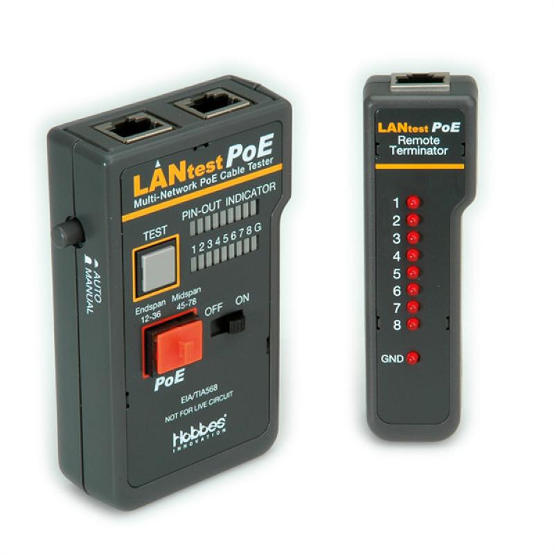 HOBBES LANtest Multinetwork Testeur de câble + PoE_0