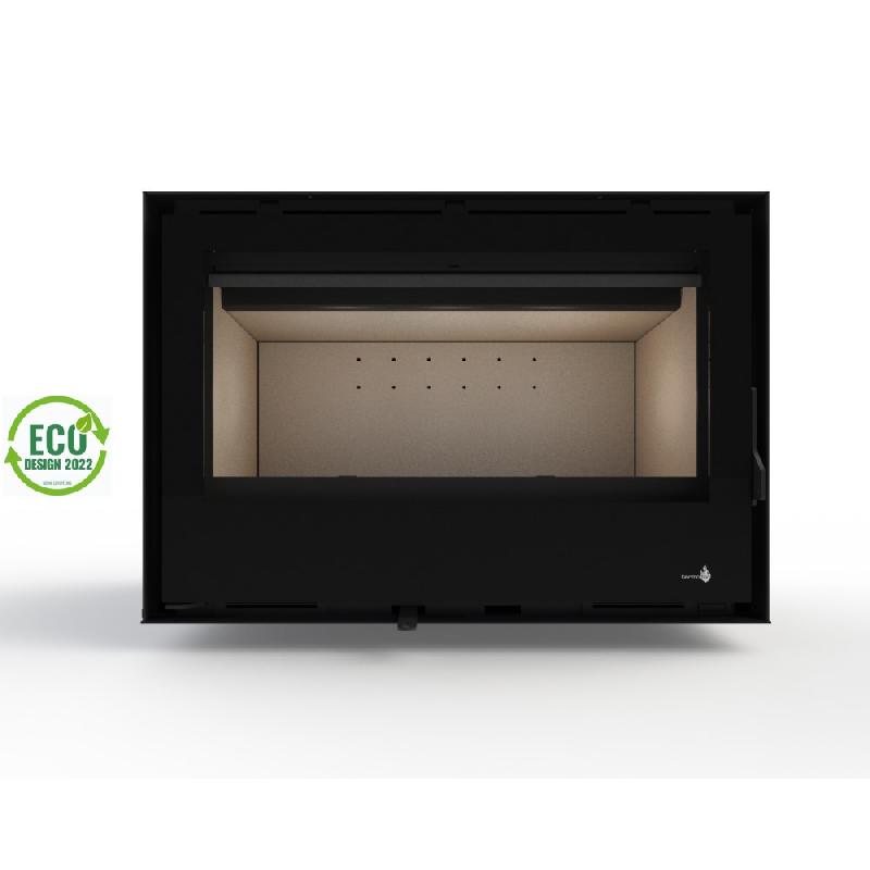 Insert pour cheminées Ecodesign Aveiro-C-795 - porte battante - 8kW avec ventilation_0