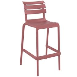 Ligne chr sorgues chaises haute 75 - marsala - rouge plastique MCH-751298-MARS_0