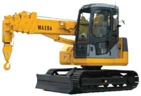 Mini grue sur chenilles - Maeda LC785 - 4,9 tonnes de levage sans stabilisateurs_0