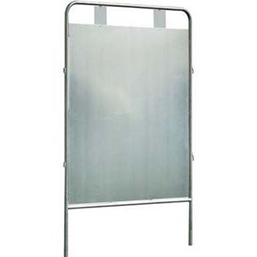 Panneau électoral résistant - taille XL - cadre en acier galvanisé - surface 1,70 x 1,50 m_0