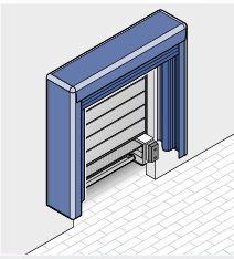 Sas d'étanchéité gonflable DAS 3 - Dimensions standards 3600x3550x850 mm - Compatible avec système DOBO_0