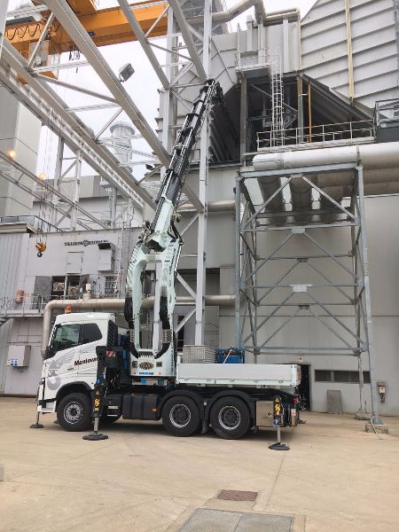 Grue auxiliaire Cormach Série 95000 E HP - E8F185 - Pression 330 bar - Moment statique max. 95000 daN/m_0