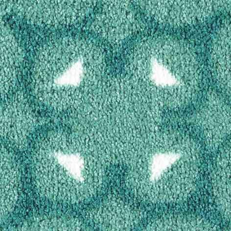 Tapis d'entrée déco intérieur absorbant - Ksour canard - 75x50 cm_0