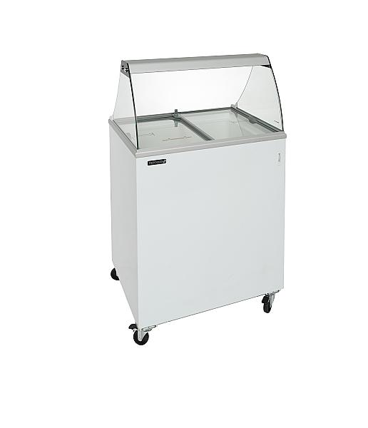 Vitrine congélateur pour crème glacée avec couvercle de service - 191 litres - IC200SC-SO_0