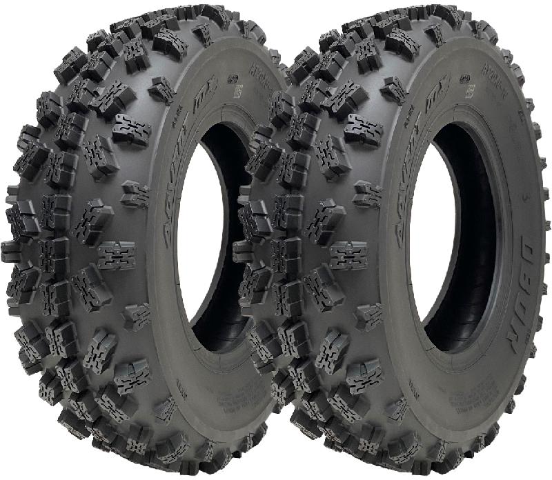 20x6-10 ATV Quad Tyres OBOR Advent 155/85-10 Tubeless Road Legal 73kg (Set of 2)_0