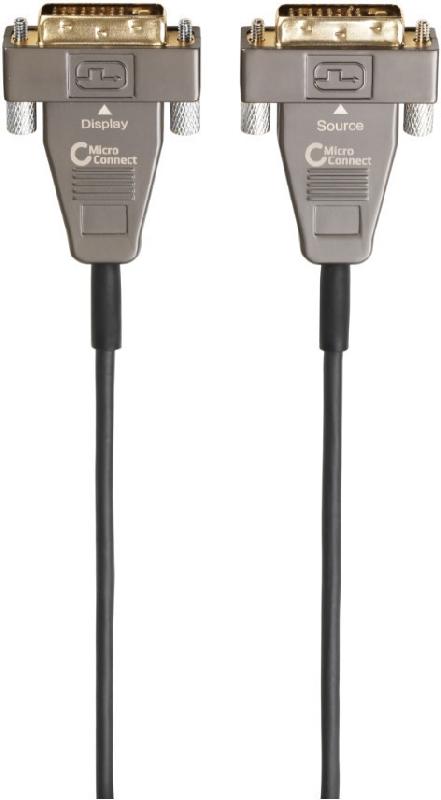 MICROCONNECT MONCC20OP - Câble DVI 20 m DVI-D, Or et Gris - Résolutions HD 1080/WUXGA_0