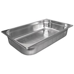 Bac Gastro Inox Perforé GN 1/1 - 200 mm - 28 L - Vogue - blanc inox K843_0