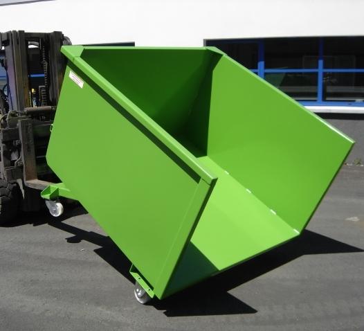 Benne basculante à face ouverte (BBFO) - 2000 litres - Fabrication française - Dimensions 1890 x 1596 x 1160 mm_0