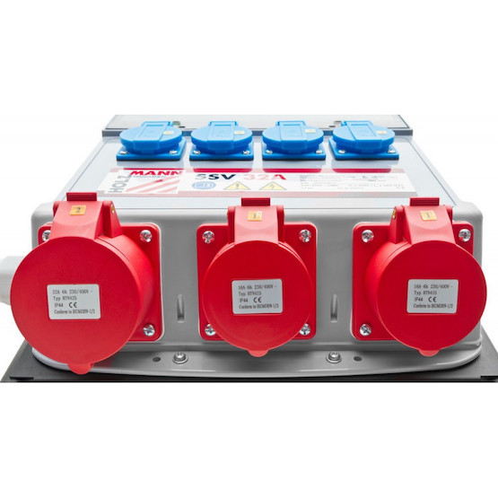 Coffret de chantier 380V - Pour installations de moyennes et fortes puissances - 6 à 18 kW, prises 3P+T et 3P+T+N_0