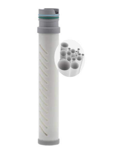 Filtre de renouvellement Life Straw pour bouteille isotherme Osmodyn - micro-tubes et charbon actif_0