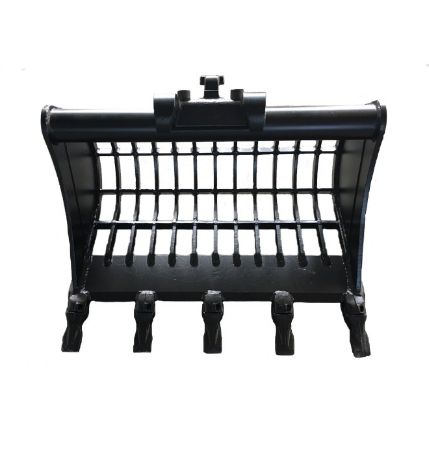 Gsq80-800exklf - godet squelette UNITER 45 pour minipelle 6-8t - 800 mm - attache KLAC F - dents type ESCO_0