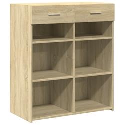 HELLOSHOP26 - Buffet bahut commode armoire meuble de rangement organisateur cuisine salle de séjour salon sonoma 80 x 42,5 x 93 cm bois d'ingénierie_0