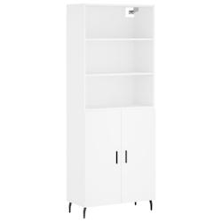 Helloshop26 - Buffet bahut commode armoire meuble de rangement organisateur cuisine salle de séjour salon haut 69,5 x 34 x 180 cm 02_0032742 - 300021_0
