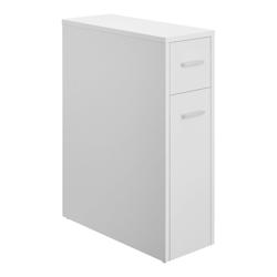 Helloshop26 - Meuble bas de salle de bain 61 x 20 x 45 cm à 2 tiroirs blanc 03_0007662 - 3001893047766_0