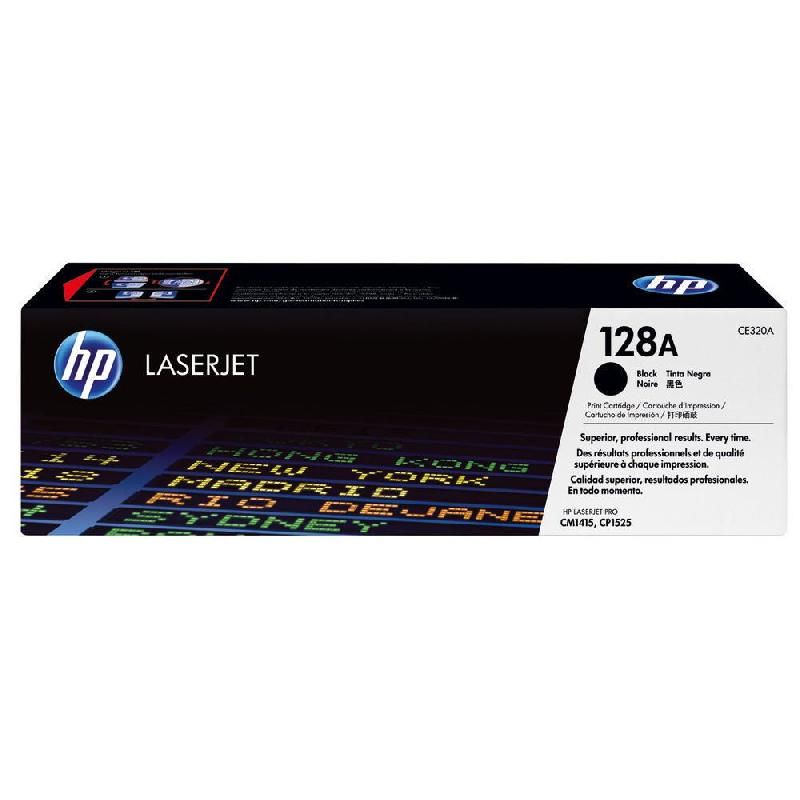 HEWLETT PACKARD TONER ORIGINAL 128A (CE320A) - COULEUR: NOIR