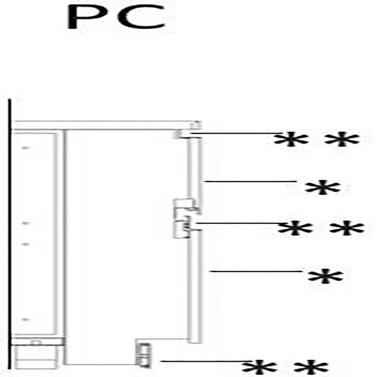 Kit de panneaux comptoir de caisse b90dx - PCB90DC_0