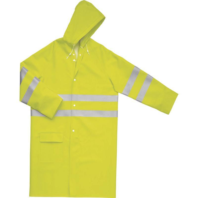 Manteau de pluie PVC haute visibilité - Classe 3 - Bandes rétro-réfléchissantes 3M Scotchlite™ - ma605v2_0