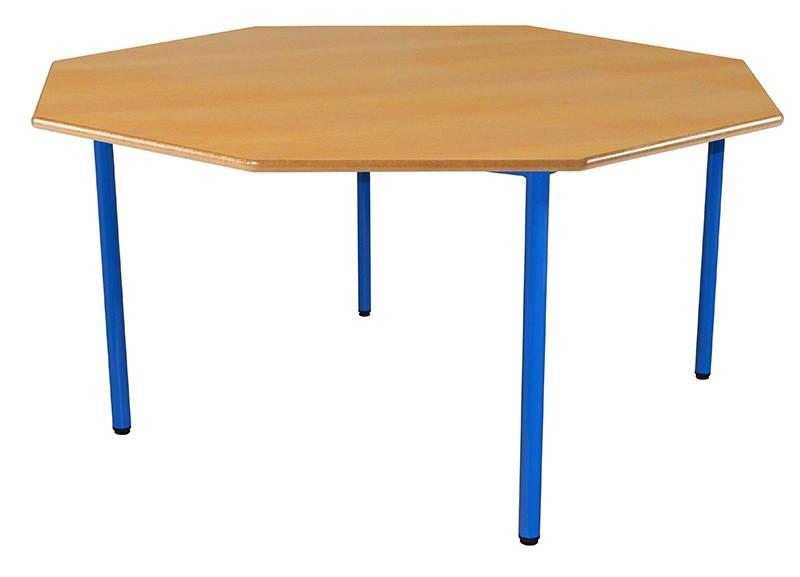 Ø120 CM - TABLE ÉCOLE MATERNELLE OCTOGONALE NATALIA_0