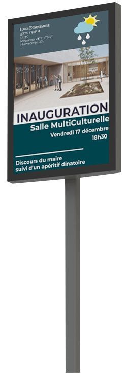 Panneau d'affichage lumineux LED Haute Définition - dimensions standard, sur-mesure ou grand format_0