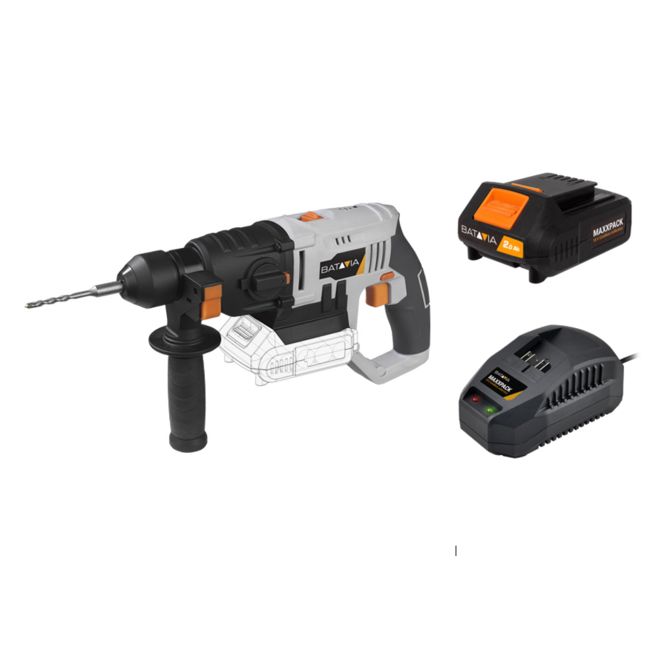 Perforateur & Burineur sans fil - Batavia 7062511 - 18V Li-Ion, SDS-Plus, 0,8 Joules_0