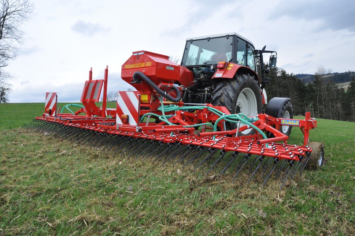Pneumaticstar Promd - Herse Agricole Einboeck - Longueur 490 mm - Châssis Renforcé pour Renouvellement des Prairies_0