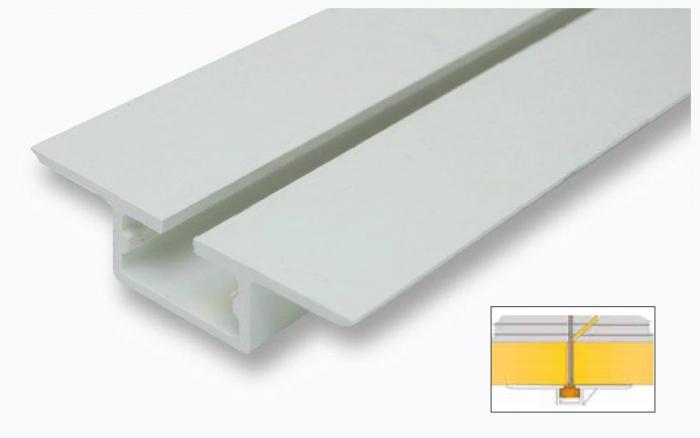 Profil oméga aluminium 130x29mm pour suspension plafond_0