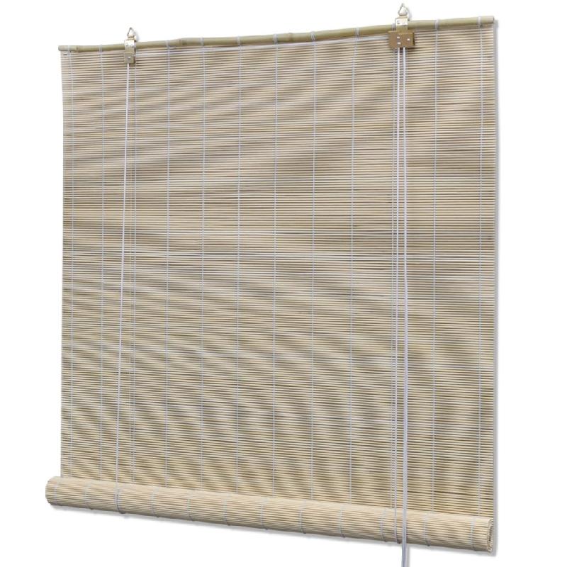 STORE ENROULEUR BAMBOU NATUREL 80 X 160 CM FENÊTRE RIDEAU PARE-VUE VOLET ROULANT 4102139_0