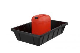 Bac de rétention en plastique rigide - 150 litres - Dimensions 1120x750x250 mm_0
