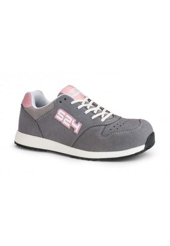 Chaussures de sécurité femme Wallaby S1P - Tennis légères en microfibre respirante avec semelle SpiderGrip_0