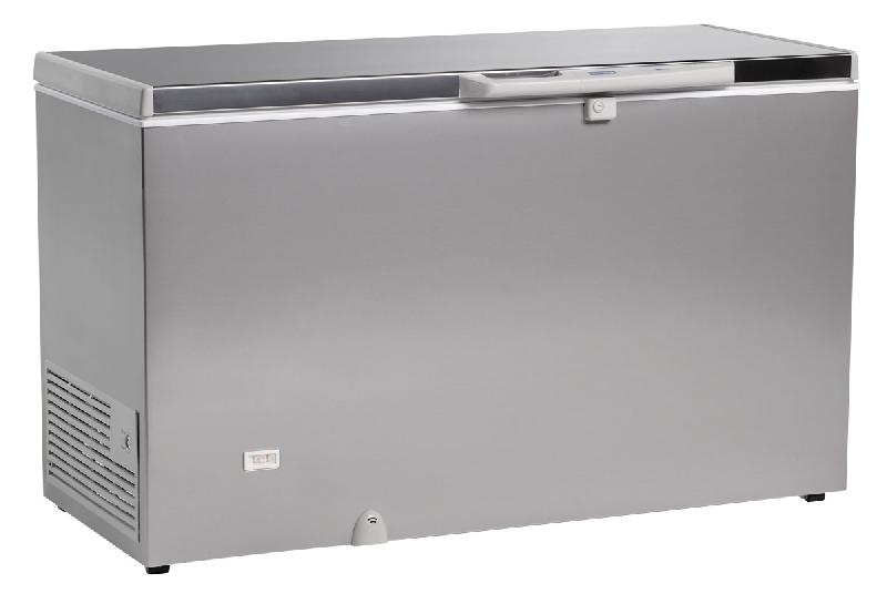 Congélateur coffre aspect inox 400l - CHI 400_0