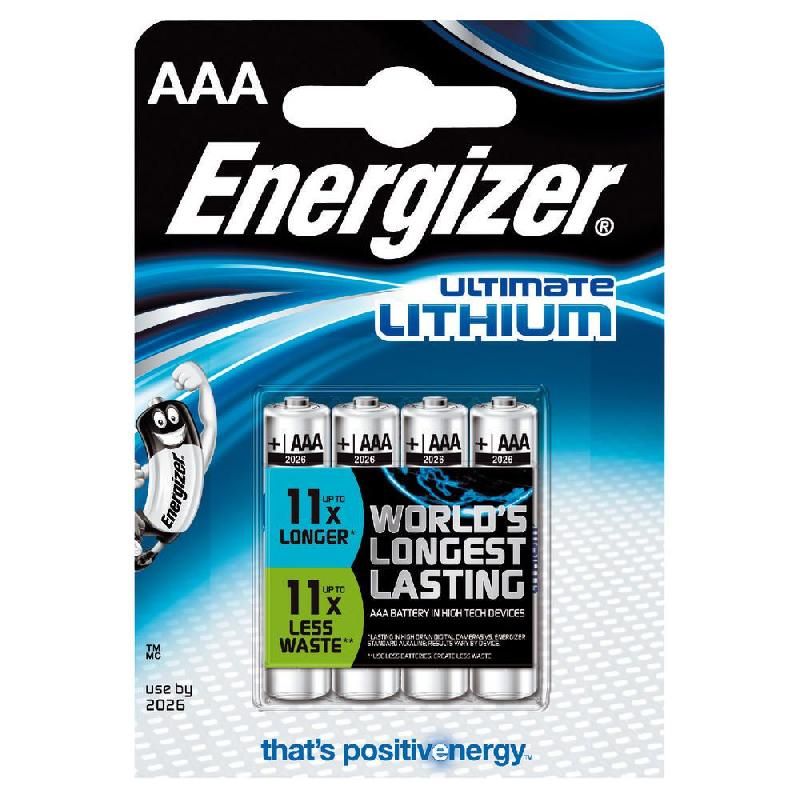 ENERGIZER PILE ULTIMATE LITHIUM - LR3 AAA - 1,5V (PRIX UNITAIRE)