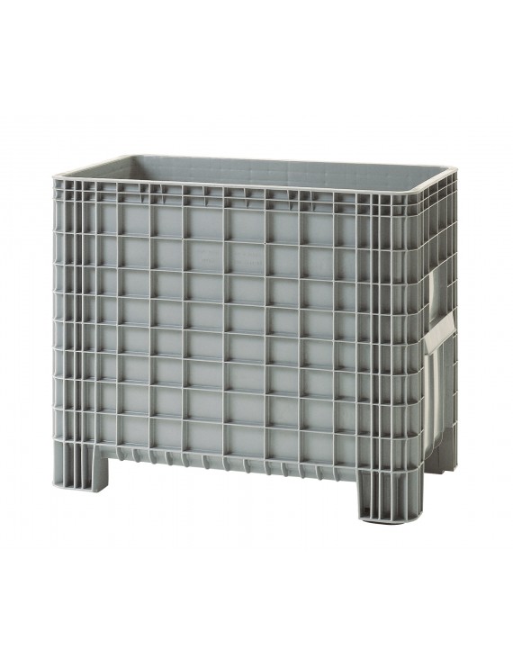 G3+ - Caisse-palette en plastique 1030x600x840 mm - PEHD - 400L - Alimentaire - Empilable_0
