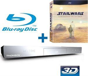 LECTEUR BLU-RAY THOMSON BDT503DM + COFFRET INTEGRALE STAR WARS BR