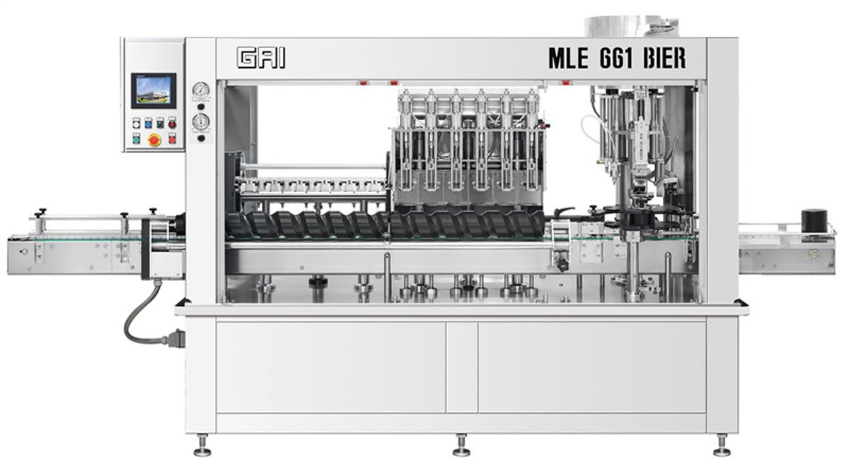 Mle 661 Bier - matériels d'embouteillage alimentaires - GAI France - Rinçage, tirage bière électropneumatique - cadence jusqu’à 1 200 bouteilles/heure_0