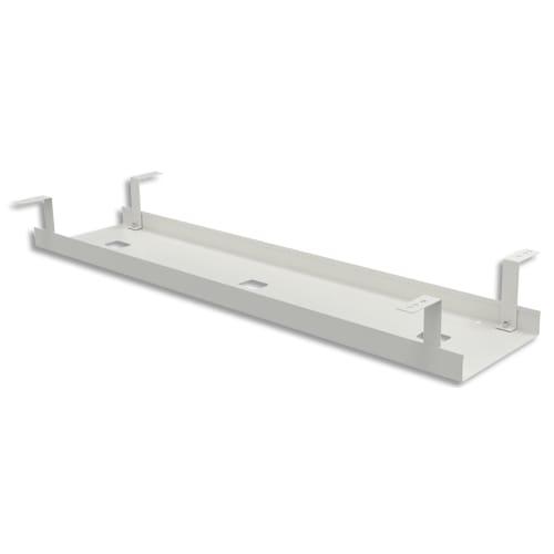 Mob goulotte double blanche - Platine L140 - BURAIBPCH43/BL - Accessoires pour passage de câbles_0