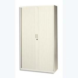 MT INTERNATIONAL ARMOIRE L100 H198 CORPS ET RIDEAU BEIGE - DIMENSIONS : L100 X H198 X P43 CM