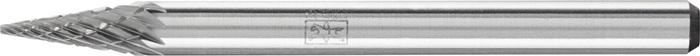 Petite fraise sur tige forme SKM D. 3 mm L. Tête 7 mm D. De la tige 3 mm carbure engrènement 3 PLUS PFERD_0