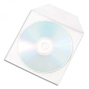 DURABLE Lot de 5 pochettes format A4 pour 4 CD/DVD pour classeur 5222-19