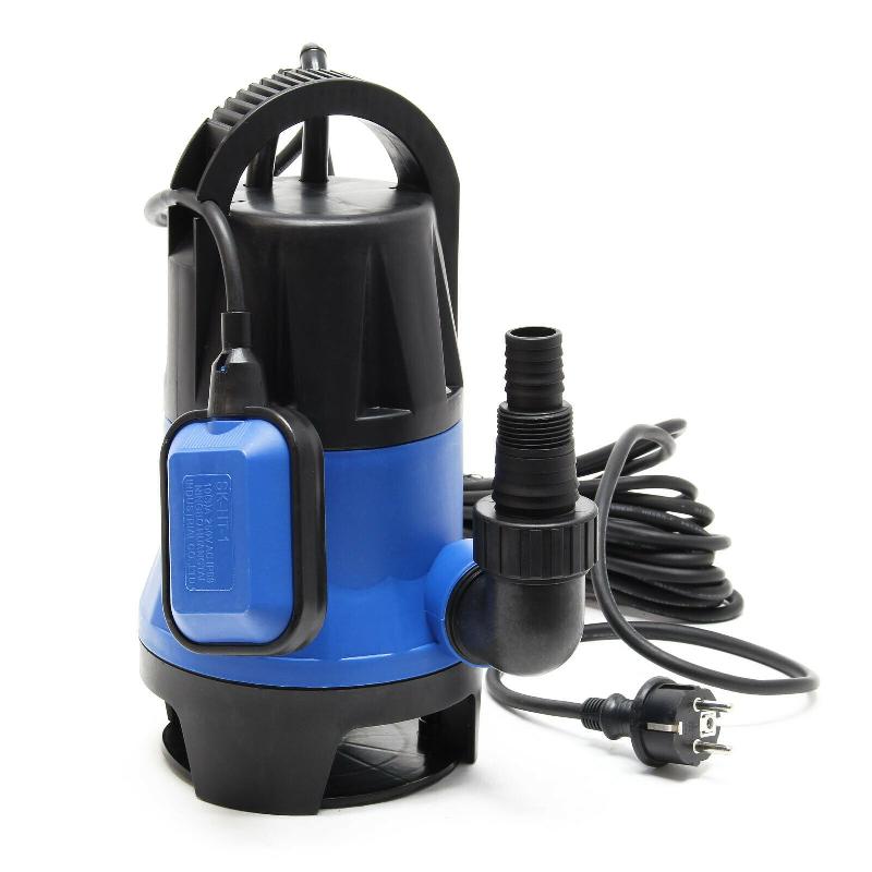 POMPE SUBMERSIBLE EAUX USÉES 550 WATTS 10500L/H JARDIN PUITS DRAINAGE ÉVACUATION BLEU 16_0000621_0