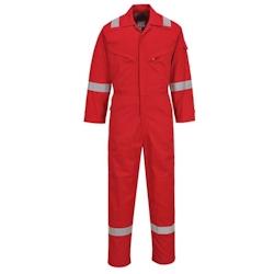 Portwest - Combinaison de travail résistante aux flammes légère et antistatique Rouge Taille M - M rouge 5036108213283_0