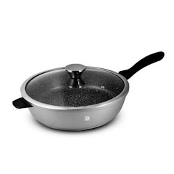 Sauteuse Grise Fonte D'aluminium 24cm Anti Adhésif Tfi Durand Dupont - 3662738028939_0