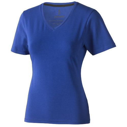 T-shirt bio manches courtes pour femme - Kawartha 38017444 - col V, tissu extensible et 95% coton biologique_0
