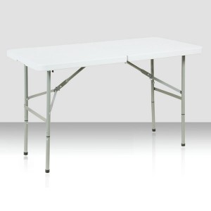 Table pliante rectangle 122cm x 61 cm, pliante en malette_0